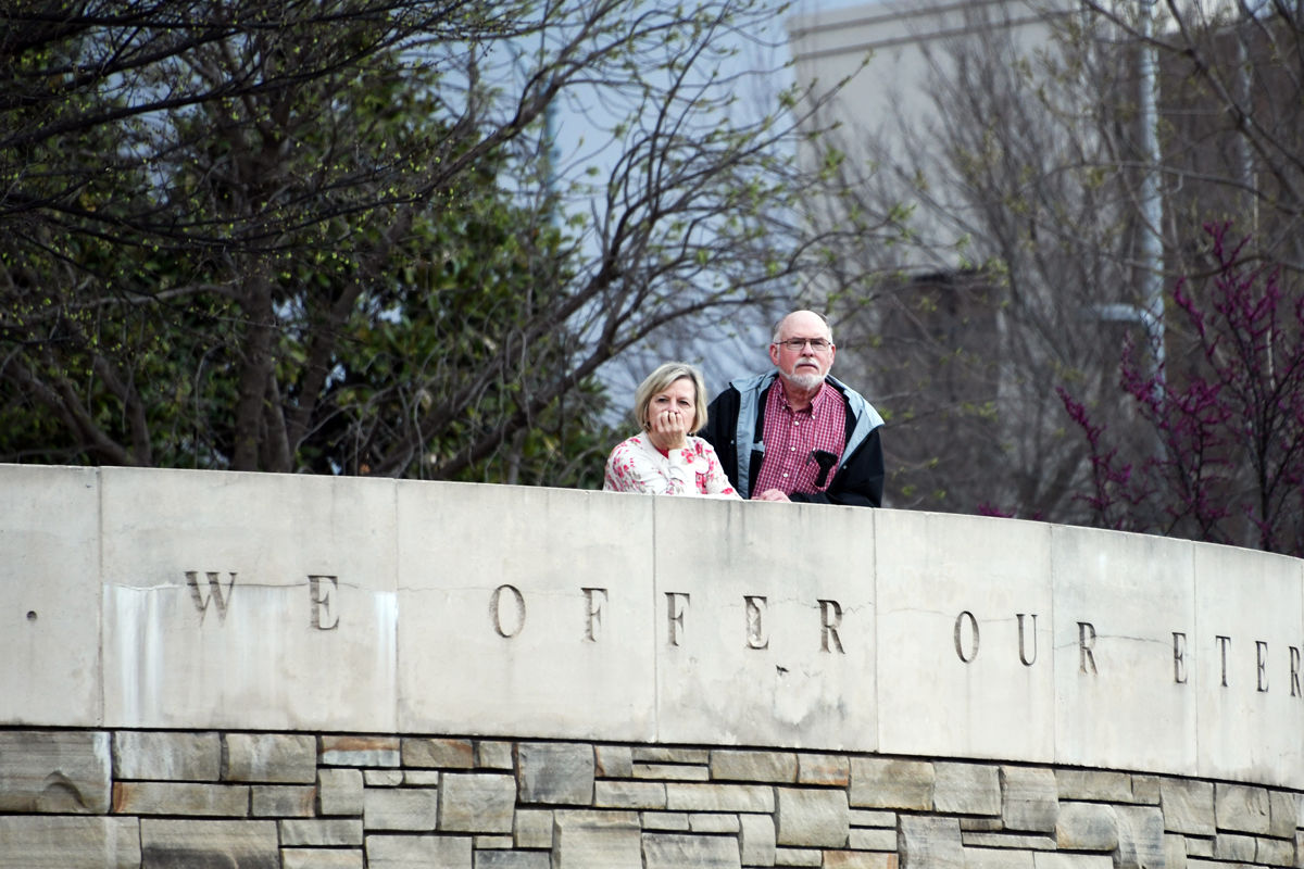 024 Kathie and Ron Klute at the Oklahoma City Memorial.JPG